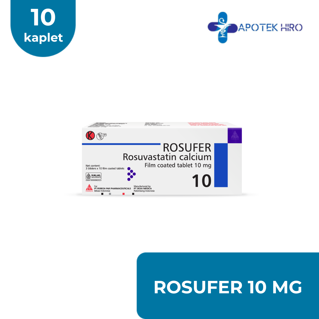 ROSUFER 10MG -1 STRIP 10 TABLET