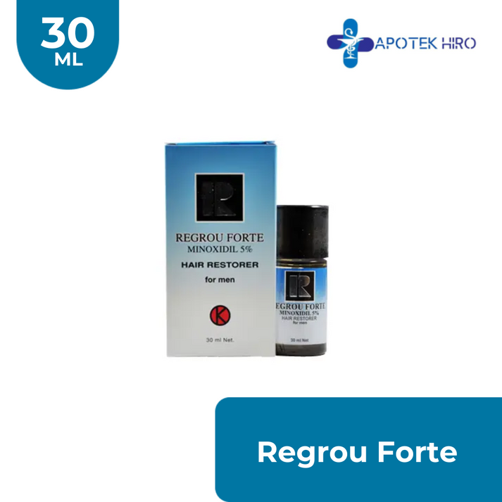 Regrou Forte 30 ML / Minoxidril 5% – Apotek Hiro