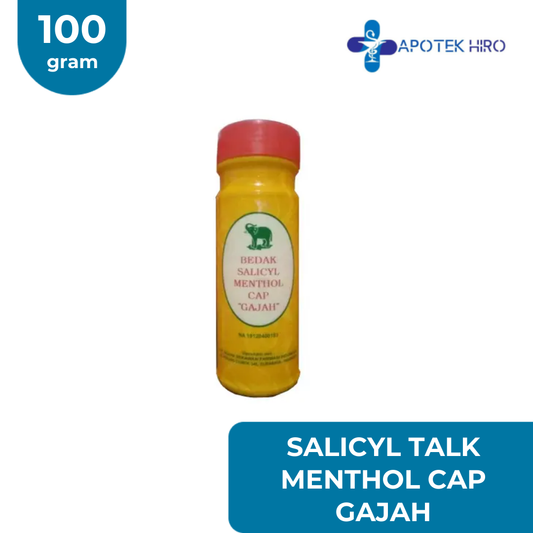 SALICYL TALK MENTHOL GAJAH - 100GR