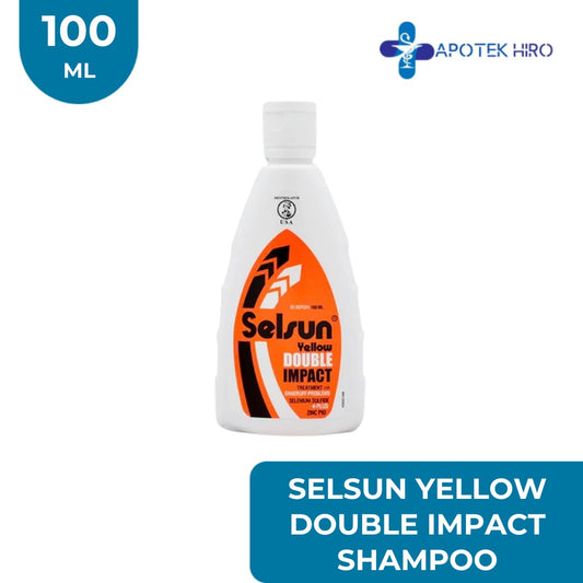 SELSUN YELLOW DOUBLE IMPACT SHAMPOO - 100ML
