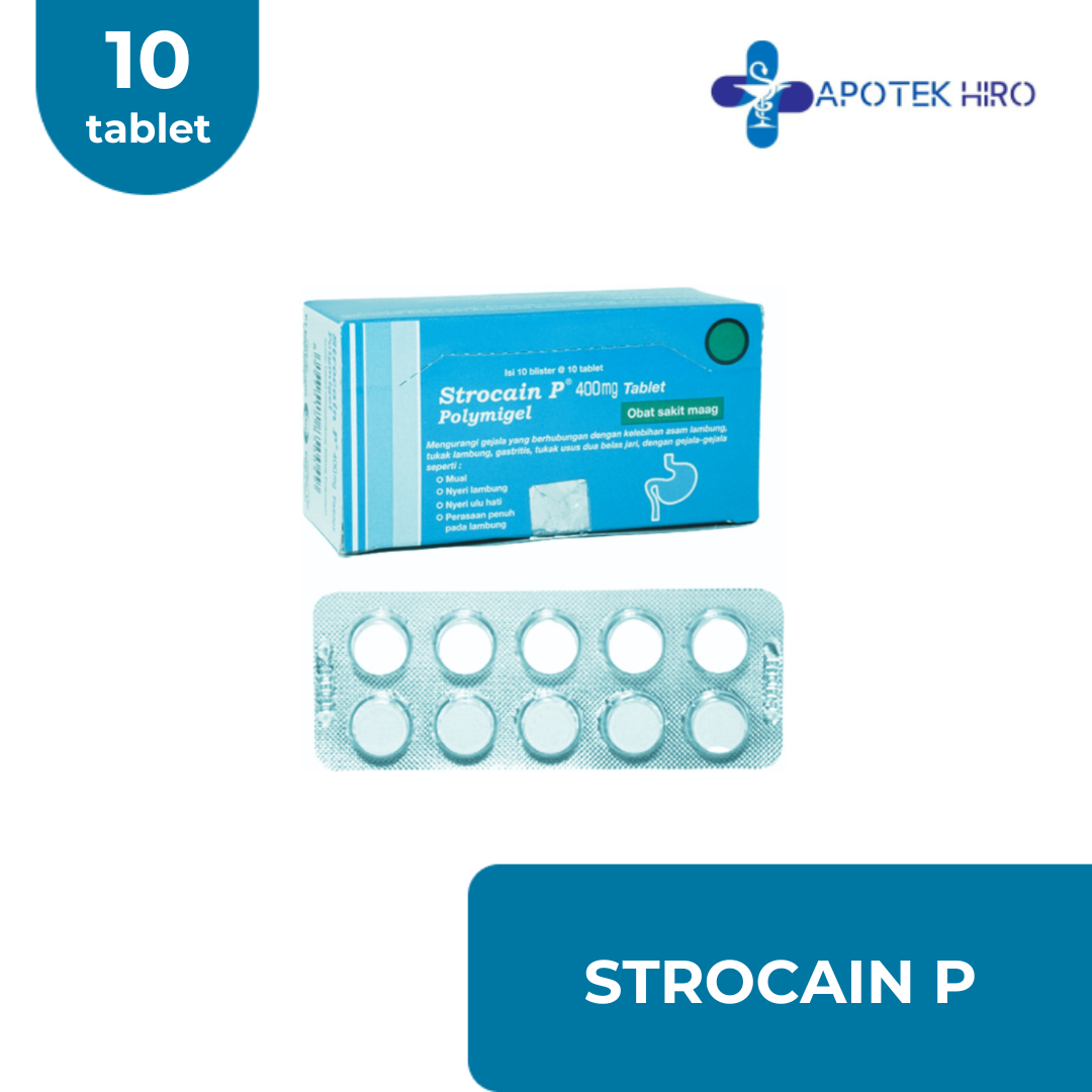 STROCAIN P - ISI 10 TABLET