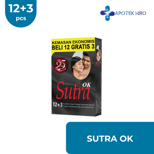 SUTRA OK KONDOM ISI 12+3 PCS