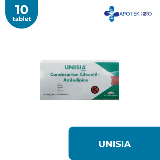 UNISIA -  1 STRIP 10 TABLET