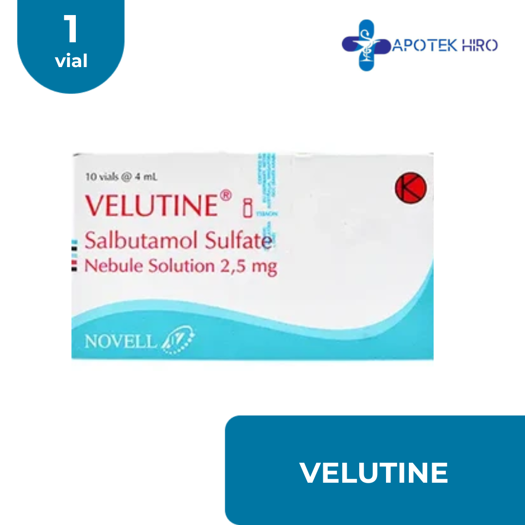 VELUTINE INH SOL 1 VIAL @ 4 ML