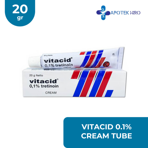 Vitacid 0.1% Cream Tube 20Gr – Apotek Hiro