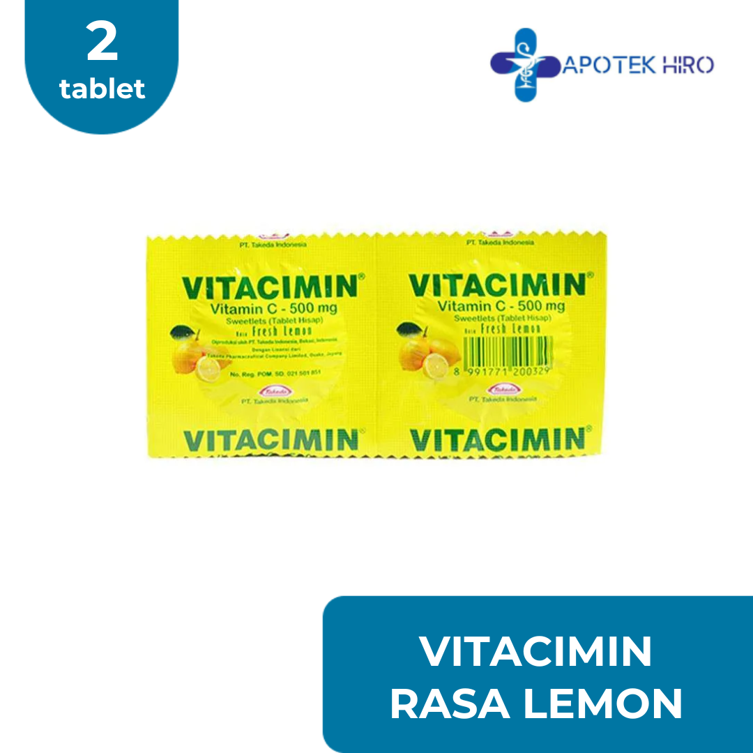 VITACIMIN 500MG - RASA LEMON
