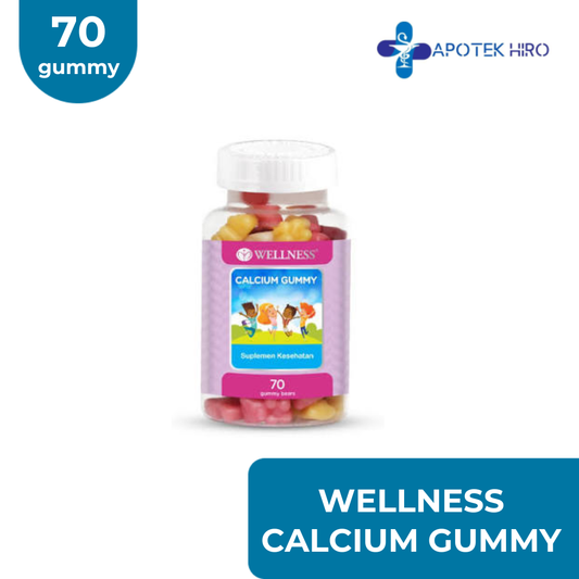 WELLNESS CALCIUM GUMMY - 70 GUMMY BEARS
