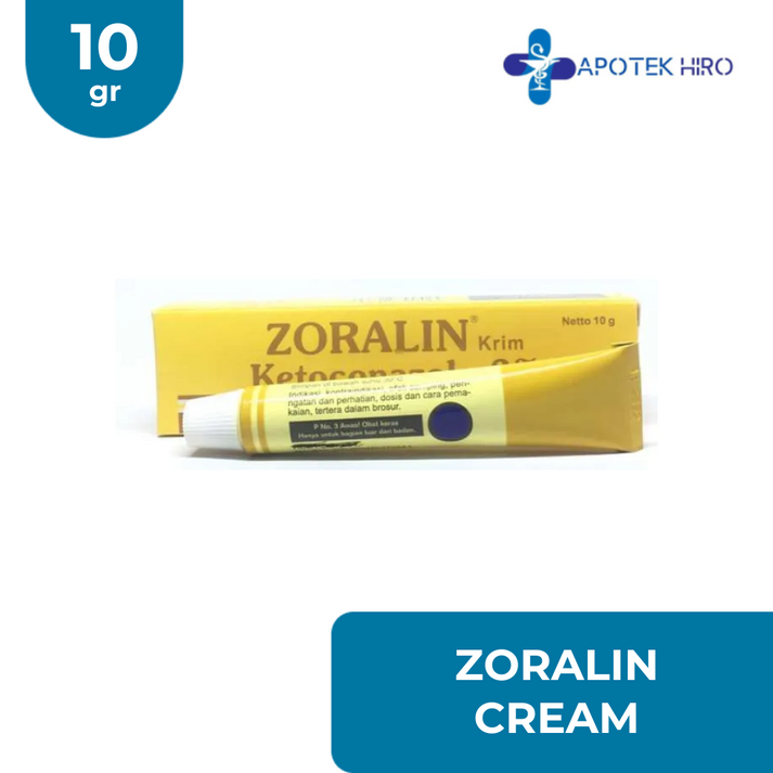 Zoralin Cream 10 Gr – Apotek Hiro