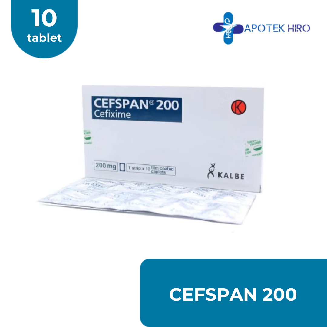 CEFSPAN 200 - 1 STRIP 10 TABLET