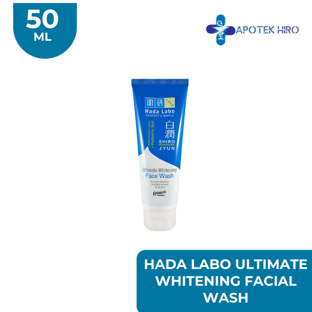 HADA LABO ULTIMATE WHITENING FACIAL WASH 50 ML