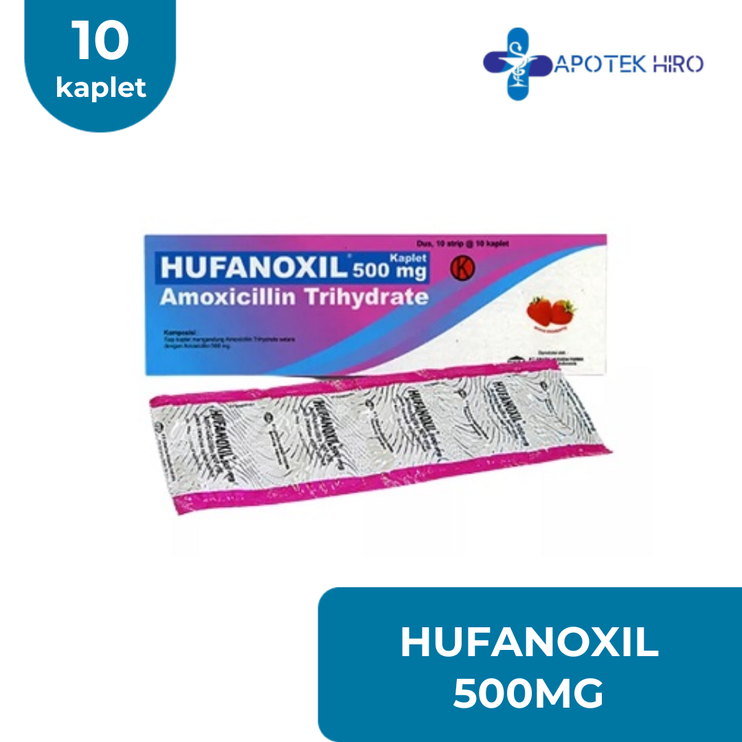 Hufanoxil 500mg - 1 strip 10 kaplet