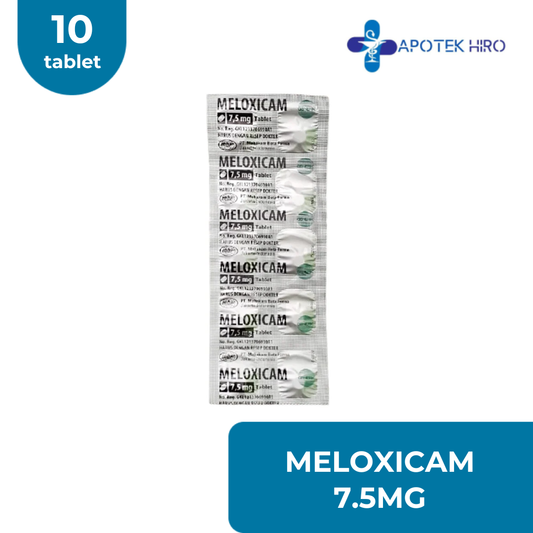 MELOXICAM 7.5MG - 1 STRIP 10 TABLET