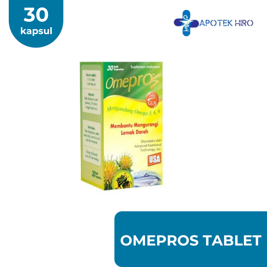 OMEPROS TABLET - 30 SOFT CAPSULE