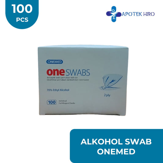 ALCOHOL ONEMED SWAB - 100PCS